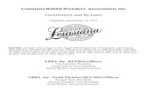 Constitution and By Laws - LRBA Homepagelrba+cbl.pdf · ARTICLE II. ANNUAL STATE MEETING Section 1. The LRBA, Inc. Annual State Meeting is to be held prior to the Annual State Show.