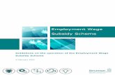 Employment Wage Subsidy Scheme · Employment Wage Subsidy Scheme Guidelines on the operation of the Employment Wage Subsidy Scheme 2 September 2020