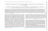 EMG analysis of stereotyped voluntary movements in man'EMGanalysis ofstereotypedvoluntary movementsin man (Basmajian andLatif, 1957). Theinitial elbowangle was 900. EMGactivity was
