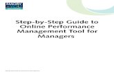 Step-By-Step Guide for Performance Management · 2020. 9. 24. · Step-By-Step Guide for Performance Management 15) After taking into consideration your employee’s feedback, and