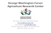 George Washington Carver Agriculture Research Centergwcarc.org/.../2016/03/GWARC-presentation-011415.pdf · •George Washington Carver advocated sustainable agricultural practices
