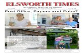 ELSWORTH TIMES · The CommuniTy newsleTTer for elsworTh w June 2009 400 Copies DisTribuTeD every Two monThs issue 09-03 w ELSWORTH TIMES Elsworth Times is an independent newsletter