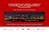 CONTEXTUALISING URBAN LIVEABILITY IN BANGKOK, …1) BMA identification of pressing urban issues at the Urban Liveability and Resilience Program (run by the UN Global Compact Cities