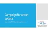 Campaign for action update Recommendation 1. Recommendation 2. Recommendation 6. Recommendation 7. Prepare