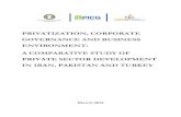 PRIVATIZATION, CORPORATE GOVERNANCE AND BUSINESS ... · Privatization, Corporate Governance and the Business Environment: A Comparative Study of Private Sector Development in Iran,