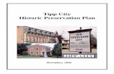Tipp City Plan -- final - Ohio History Connection...following the standards established by the National Park Service and the Ohio Historic Preservation Office. Purpose of Historic