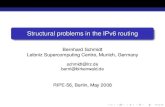 Structural problems in the IPv6 routing · IPv6) bad no reply at all – connection timeout (up to several minutes) worse – connection established but extremely bad throughput or