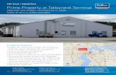 FOR SALE > INDUSTRIAL Prime Property at Talleyrand Terminal...BART HINSON +1 904 358 1206 | EXT 1113 JACKSONVILLE, FL bart.hinson@colliers.com ROBERT SELTON, III +1 904 358 1206 |