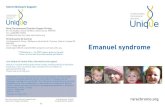 Emanuel syndrome - Chromosome...Emanuel syndrome is named after Dr Beverly Emanuel, a cytogeneticist in Philadelphia, USA. In 2004, founding members of Chromosome 22 Central, an online