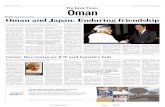 19TH YEAR NO. 41,681 Oman · a lifeline for Japan, so to speak.” George Hisaeda, Ambassador of Japan to Oman Oman is a country that is enter-ing a period of rapid growth and massive