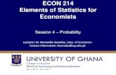 ECON 214 Elements of Statistics for Economists · 2017. 2. 22. · College of Education School of Continuing and Distance Education 2014/2015 – 2016/2017 ECON 214 Elements of Statistics