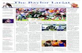 The Baylor Lariat WE’RE THERE WHEN YOU CAN’T BE TUESDAY ... · Sept. 8 by a Baylor student. Police identified the suspects on Sept. 16 and the following day were able to execute