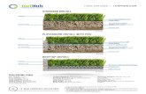 STANDARD INSTALL - TurfHub · Playground install with pad STANDARD INSTALL NOT TO SCALE NOT TO SCALE NOT TO SCALE Fescue barrier wall Eco Green Infill System (Optional) 1” drain