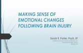 MAKING SENSE OF EMOTIONAL CHANGES FOLLOWING BRAIN …biaw.org/.../04/Porter-Making-sense-of-Emotional-Changes.pdf · 2017. 4. 26. · Let’s Talk About Emotions ... State of consciousness
