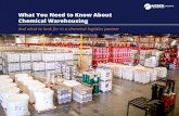 What You Need to Know About Chemical Warehousing...Chemical warehousing, including the storage of hazardous materials, is a highly regulated ... Importantly, states like California