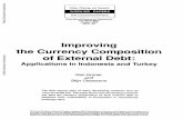 Improving the Currency Composition of External Debt€¦ · Debt and Intemational Finance Intemationa! Economics Department The World Bank January 1989 WPS 150 Improving the Currency