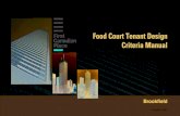 Food Court Tenant Design Criteria Manual · 2.1 Glossary of Terms Part 2 - Architectural Design Guidelines Part 2 - Architectural Design Guidelines 6 Food Court Tenant Design Criteria