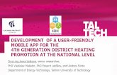 DEVELOPMENT OF A USER-FRIENDLY MOBILE APP FOR THE 4TH ...€¦ · Danfoss, Ngenic Tune, Klimatkontroll, TROVIS 55Pro . district heating regulation in building. ... • to show how