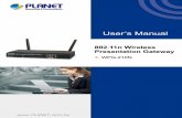PLANET 802.11n Wireless Presentation Gateway WPG-210N...PLANET 802.11n Wireless Presentation Gateway WPG-210N CE mark Warning This is a class B device, in a domestic environment; this
