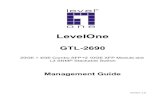 LevelOnedownload.level1.com/level1/manual/GTL-2690_UM_v1.0.pdf · Chapter 3: Configuring the Switch 3-1 Using the Web Interface 3-1 Navigating the Web Browser Interface 3-2 Home Page