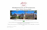 Statement of Purpose - The Old Vic SOP TW 2018.pdfThe Old Vicarage is part of the Royal Bay Care Homes Ltd. The Old Vicarage is a 32 bed care home, which aims to provide the highest