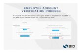 EMPLOYEE ACCOUNT VERIFICATION PROCESS · Microsoft PowerPoint - ACCESO_PLATAFORMA_PARA_EMPLEADOS_EN.rev.pptx - Read-Only Author: amolpeceres Created Date: 6/18/2018 12:06:34 PM ...