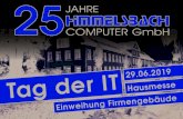 JAHRE 25 - Himmelsbach Computer GmbH...Live-Hack: Anatomie eines Angriffs Live-Demo: Endpoint Protector Live-Hack: Anatomie eines Angriffs Live-Demo: Endpoint Protector Hausmesse,