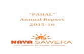 “PAHAL” - Naya Sawera|NGO Report 2015-16.pdf · Diwali It is a preferred ... A get together for children, volunteers, donors and corporate partners ... Painting competitions,