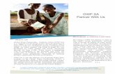 GWP SA Partner With Us · Partner With Us ABOUT US a multi-stakeholder platform that brings together competent organisations advocating, facilitating and supporting change processes