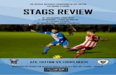 THE OFFICIAL MATCHDAY PROGRAMME OF AFC ......2020/01/18  · Sheila Benfield Head Groundsman Ken Dunwell Assistant Groundsman Ted Rose Bar Staff 1909/10, 1912/13, 1913/14, 1926/27,