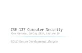CSE 127 Computer Security–Develop fix. Ideally, without introducing new bugs in the process. Properly understanding the vulnerability and exploitation techniques is necessary to