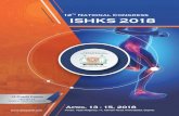 th ISHKS 2018 · Moderator: Anoop Jhurani Panelists: Narendra Vaidya & Bharat Modi *Please note that The Live Surgery Demonstration is subjected to availability of the patient, stability