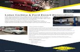 Lotus Cortina & Ford Escort Renovations · Lotus Cortina & Ford Escort Renovations Colas Mechanical Services (CMS) based in Ringmer, East Sussex . were approached by a world-famous