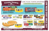 ea - Food Town...K-Cups Coffee $1799 36 ct. Asst. Organic Bread $399 20.5 oz. Blueberry or Chocolate Chip Mufﬁ ns or Fudge Brownies $279 5 ct Pkg. Asst. Munchies 77Pouches¢ 4.8