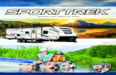Lightweight Travel Trailers & Toy Haulers · 2018. 2. 13. · camping style. See you at the campsite! Your travel trailer is your home away from home and SportTrek is designed to