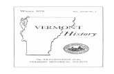 VERMONT · 2019. 7. 15. · President Thomas Jefferson responded with the Embargo Act, hastily pushed through a special session of Congress and signed in December 1807. Jefferson