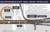 Route 495 Rehabilitation Project – Stage 9 – East End – SB Ramp … · 2020. 8. 24. · Route 495 Rehabilitation Project – Stage 9 – East End – SB Ramp closed Westbound: