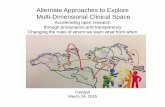 Alternate Approaches to Explore Multi-Dimensional Clinical ......research is about to fundamentally change. We think it will be often conducted in an open, collaborative way where