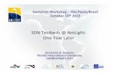 SwitchOn(Workshop(–São(Paulo/Brazil( October15 th2015switchon.ampath.net/.../uploads/2015/08/AmLight-SDN... · AmLight’s NRENs SDN-IP FIBRE ONOS Ampath2 SouthernLight Virtualization/Slices