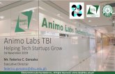 Animo Labs TBI 4 - nbmconference.files.wordpress.com · •“Developing your usiness Model” • “Shaping the Future with 5G: An Introduction to 5G and IoT (5G and IoT)” •“Digital