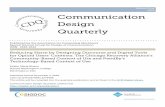 Online First Communication Design Quarterlysigdoc.acm.org/wp-content/uploads/2018/12/CDQ18001... · 2018. 12. 2. · 2 Communication Design Quarterly Online First, December 2018 measures