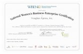 Vaughan Xpress, Inc.vaughanxpress.com/Vaughan Xpress - WBENC 2011.pdf · Women's Business Enterprise National Council hereby grants Business Enterprise Certit who has successfully