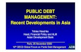 PUBLIC DEBT MANAGEMENT: Recent Developments in Asia · MANAGEMENT: Recent Developments in Asia Paris, 25 November 2009 19. th. ... ASEAN+3 Finance Ministers. ABMI Steering Group -