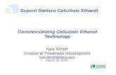 Commercializing Cellulosic Ethanol Technology€¦ · Overview Introduction Market Sustainability Technology Demonstration Plant ... Market Drivers – RFS EISA thresholds: Cellulosic