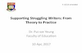 Supporting Struggling Writers: From Theory to Practice · (2016, July). Three-tier model for Chinese language learning. Presentation for the Symposium on Collaborative Efforts in