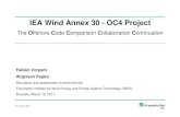 IEA Wind Annex 30 - OC4 Project - The European Wind Energy ......4 Jacket Code Comparison - Work Package 1 5 Publish Paper or Report on Jacket 6 Establish Floating Design Concept 7