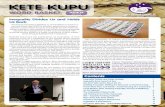 KETE KUPU - NZCCSS Kupu 28 (Sep 2013).pdf · KETE KUPU The responsibility to reduce inequality is a shared task. Central and local government, businesses, communities, iwi, and faith