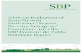 NEPCon Evaluation of State Forestry Institution “Begoml ... · NEPCon Evaluation of State Forestry Institution “Begoml Forestry Enterprise” Compliance with the SBP Framework: