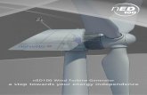 nED100 Wind Turbine Generator a step towards your energy ... nED100 (ENG).pdf · Rated power 100 kW Rated Wind Speed 10 m/s Cut-in Wind Speed 3 m/s Cut-out Wind Speed 20 m/s Wind