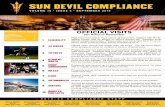 Sun Devil Compliance...In the News 2 Fantasy Football 2 Spot the Violation 2 MIPs 3 Recruiting Calendars 4 Steve Webb CACO (480) 965-5138 Brad Chandler Director (480) 965-5943 Justin